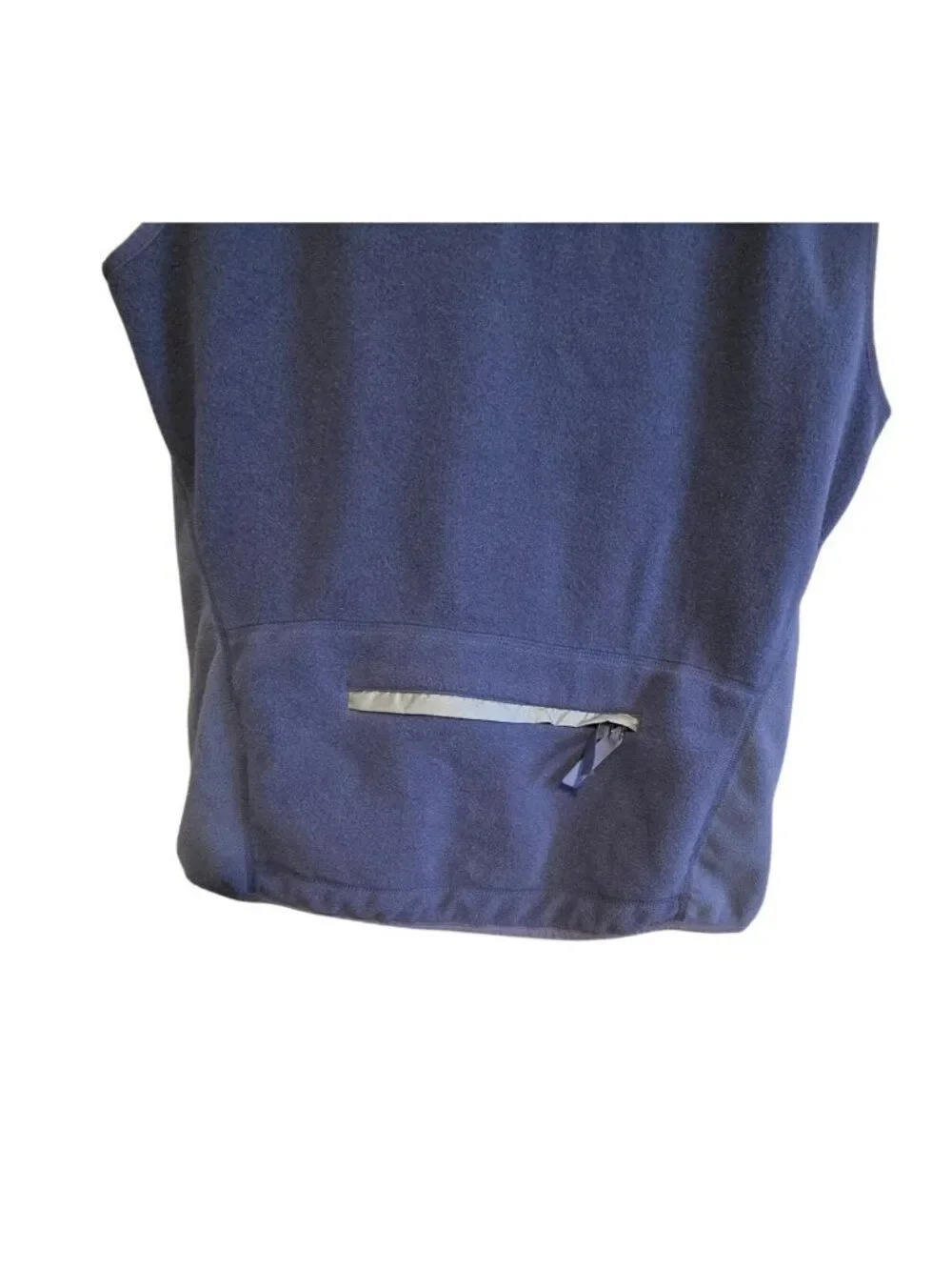 Vintage Patagonia Fleece Zip Vest Large Made In USA Blue Outerwear